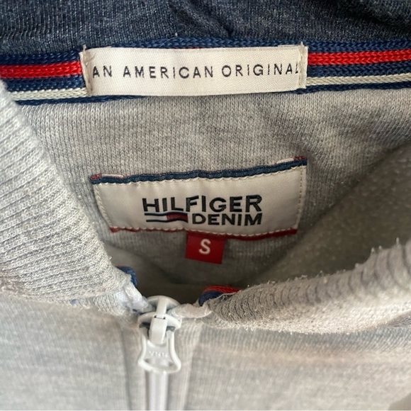 Tommy Hilfiger Gray Zip-Up Hoodie - Picture 3 of 5